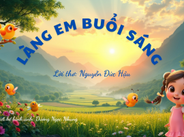 Thơ: Làng em buổi sáng
